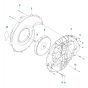 Fan Assembly for Husqvarna 590BTS