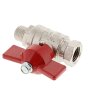 Tee Ball Valve 1/4" BSPP M/F for Belle PCX60A Plate Compactor - 6/0222