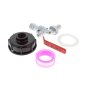 IBC Tank Cap with Tap & 1/2" Push On Connector Water Butt Hose Pipe
