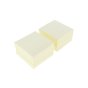 75mm Yellow Sticky Notes - Pack of 12 Pads, Repositionable, Strong Glue