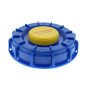 IBC 6" Blue Cap with in/out Breather Vent