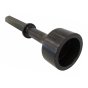 Tent Peg Driving Tool fits Wacker BH23 BH24 with 1.1/8" (28mm) Hex Drive