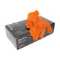 Orange Nitrile Gloves 50PK