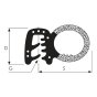 20mm Rubber Door/Window Seal