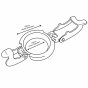 Securing Clamp 3.1/2" Leverlock Zinc Plated for Fastening Tasks