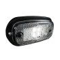 LED Front Marker Lamp, Clear, 12/24V, IP67, 1.8m Cable (MP8172B)