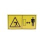 Safe Distance Decal for Kubota Machines - OEM No. 70050 94585