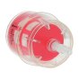 Universal Inline Diesel/Fuel Filter Red for 6mm/8mm Hose