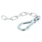 Spring Hook & Chain 75x200mm for Roller Shutters Zinc Plated