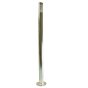 34mm Trailer Prop Stand, 600mm, Smooth Tube, 80mm Base, No Handle