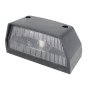 Commercial Number Plate Lamp 12V Britax 867.00 - European Approved - Black