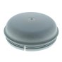 76mm Dia Neutral Grey Plastic Hubcaps suitable for IFOR Williams trailers