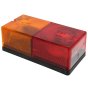 Britax 12V Rear Combination Lamp - Rectangular, 4-Function, Bulb Type