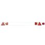 Trailer Board 1.83M (6') Fog Lamp c/w 10M 7core Wstd Cable & 7pin Plug