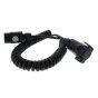 2.5M Curly Extension Lead 7 pin plug to socket Supply lighting to trailers.