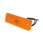 Amber LED Side Marker With Reflector 12-24V Horizontal 23cm Cable