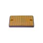 Side Amber Reflector with 54mm Centre Mounting Holes H75 x W46 X T10.0mm