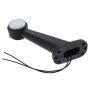 LED Front Outline Marker Lamp RH 45° Clear End 10-30V WAS IP66