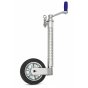 Jockey Wheel, Heavy Duty Serrated 48mm Tube, 750kg Static Load