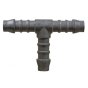 Black 5mm Plastic T-Piece Hose Joiner/Pipe Connector