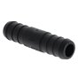 Black 16mm Plastic Straight Hose Joiner/Pipe Connector