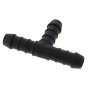 10mm Plastic Equal Tee Piece Hose/Pipe Connector