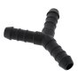 Hose Connector Y Shaped 10mm Plastic for Plumbing and Irrigation Systems