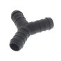 Black 16mm Plastic Y-Piece Hose Joiner/Pipe Connector