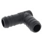 Black 18mm Plastic Elbow Hose Joiner/Pipe Connector - 775 263