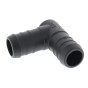 Black 20mm Plastic Elbow Hose Joiner/Pipe Connector - 775 273