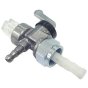 Fuel Tap with Filter - M16 x 1 (Left Hand) Thread - 6mm Pipe