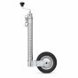 48mm Jockey Wheel, Serrated Tube, 250kg, 230x65mm Wheel - Knott Avonride