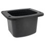 Recessed Access Step, Black Glass Reinforced Nylon, 165 x 142 x 97.5mm