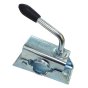 34mm Pressed Steel Split Jockey Wheel Clamp, 105mm Centres, M10