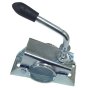 48mm Pressed Steel Split Jockey Wheel Clamp, 105mm Centres, M10