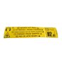 Decal, Minimix 'Hot Parts' For Belle Minimix 150 Cement Mixer - 800/21320