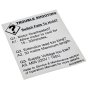 Trouble Shooting Decal Switch for Belle - OEM No. 800/99865