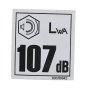 DBA Levels Decal for Belle PCX Forward Plate Compactors - 800/99942