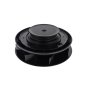 CentaFlow Wind Powered Rotary Roof Ventilator, Black, 220 x 220 mm