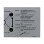 Legend Plate Op & Care Instructions for Terex MBR71 / 1-71Rollers - OEM No. 8001 317