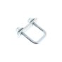 80 x 50 x 50mm Square U Bolt M10 Thread Grade 8.8 30mm Thread Length