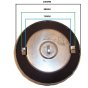 Tank Cap 110mm for Hatz Bomag Wacker Fuel & Water Tanks