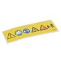 Caution Label for Makita EB7650TH Blower - OEM No. 803T61-7