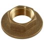 Flanged Back Nut 1 1/4" BSP Brass for Plumbing Systems