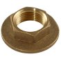 Flanged Back Nut 1 1/4" BSP Brass for Plumbing Systems