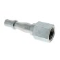 1/4" BSP Female Parallel Adaptor for PCL Airflow & Vertex Couplings Steel