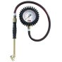 Dial Type Tyre Pressure Gauge with Hold On Connector 1/4" End Fitting