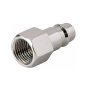 1/4" BSP Euro Air Line Bayonet Female Thread Coupler - Single