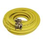 Braided Air Compressor Hose with 3/4" 'Q' Couplings - 15m / 50ft Length