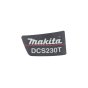 Label for Makita DCS230T Chainsaw